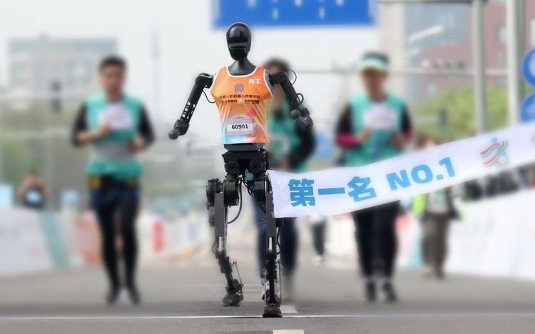 Maratona na China: Humanos 1 x 0 Robôs 🏃♂️🤖