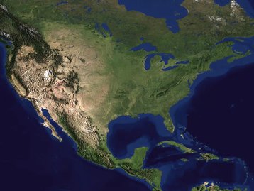América Norte pode estar sofrendo erosão e afundando aos poucos