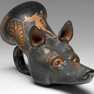 Imagem de Ríton da Apúlia: por que copo com cara de cão era chique na Grécia Antiga?