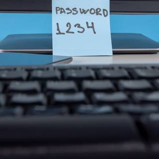 Imagem de '12345': pesquisa revela que somente 6% das senhas são únicas