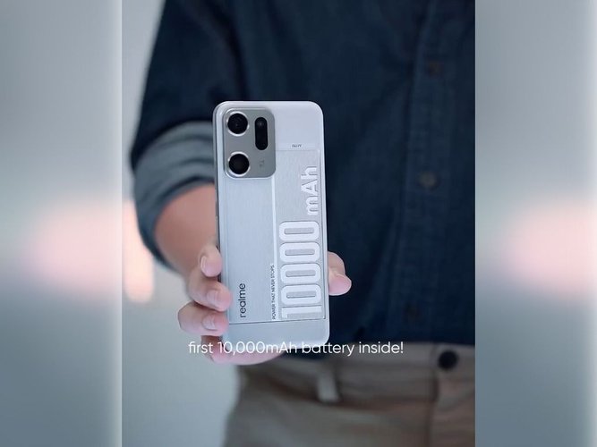 Celular de 10.000 mAh da Realme