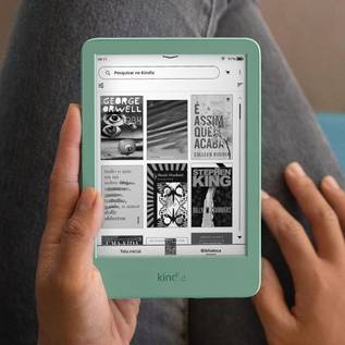 Imagem de Kindle em promoção; todos os e-readers da Amazon com até R$145 de desconto