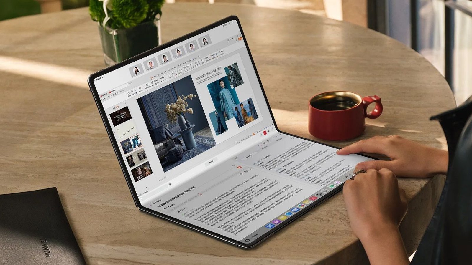 MateBook Fold: novo notebook dobrável e ultrafino da Huawei tem SO próprio