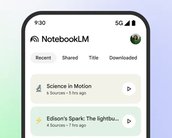 Google lança aplicativo da ferramenta de IA NotebookLM para tablets e celulares