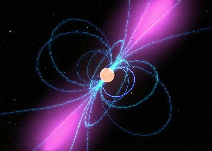 representação-artística-de-um-pulsar.webp