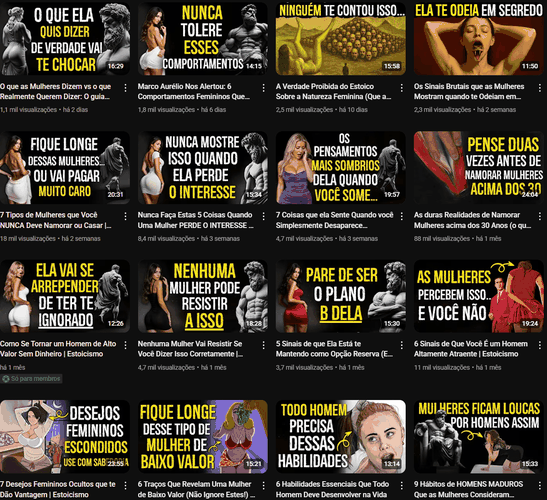 Canais do YouTube usam e IA e filosofia para misoginia