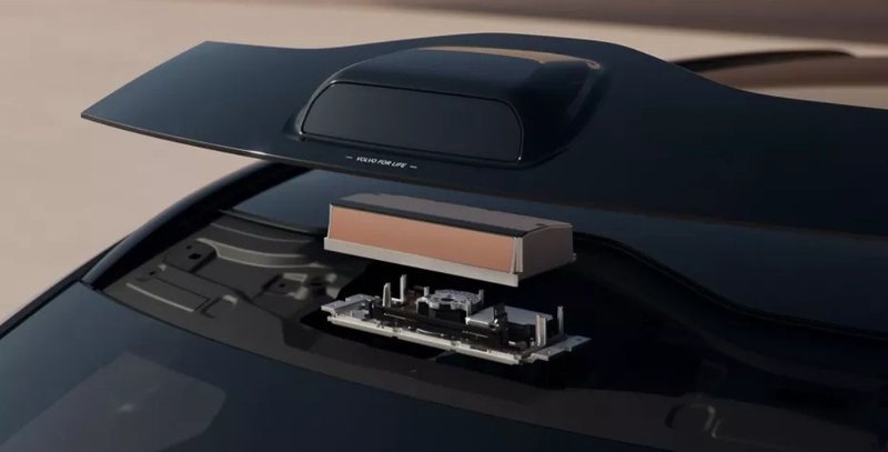 o lidar em um carro da volvo