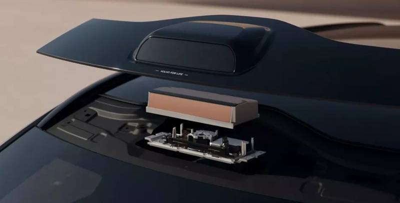 o lidar em um carro da volvo