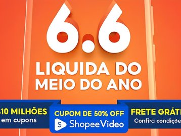 6.6 da Shopee: liquidação de meio do ano tem cupons, frete grátis e milhares de ofertas; saiba como aproveitar