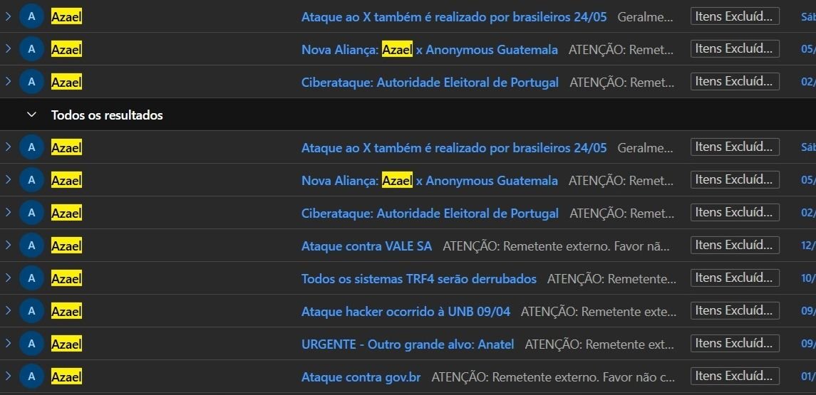 Cibercriminoso Azael, que "implorava por atenção", foi pego pela Polícia Federal Há meses que o TecMundo e diversos veículos noticiosos brasileiros recebem avisos de ataques realizados por um cibercriminoso chamado Azael — avisos estes feitos pelo próprio. Semanalmente, Azael gritava aos quatro cantos do mundo o quão poderosas eram suas ferramentas de ataques de negação de serviço (DDoS). Sua busca incessante por atenção, misturada com ataques a jornalistas que se negavam a publicar suas ações, foi finalmente notada: Azael foi preso pela Polícia Federal durante a Operação Timeout, na última terça-feira (10). azael2.jpg