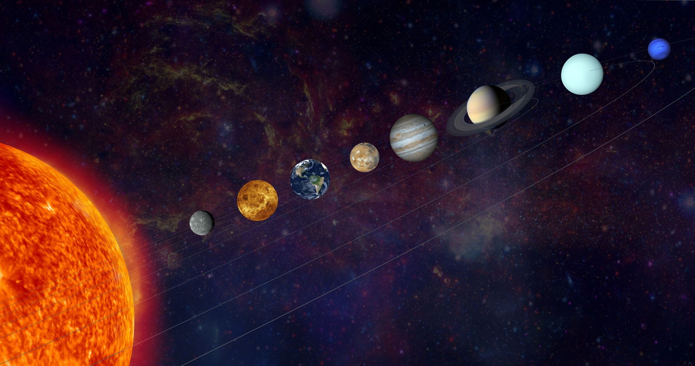 Animação mostra quanto tempo levaria para chegar a cada planeta do Sistema Solar Animação mostra quanto tempo levaria para chegar a cada planeta do Sistema Solar