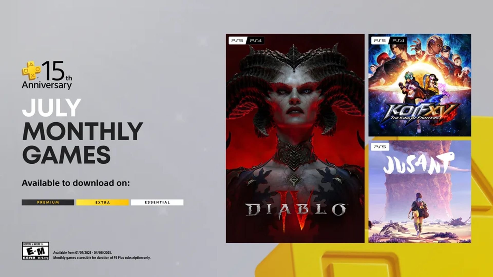 PS Plus Essential de julho terá Diablo 4 e mais dois jogos de peso! Confira a lista PS Plus Essential de julho terá Diablo 4 e mais dois jogos de peso! Confira a lista