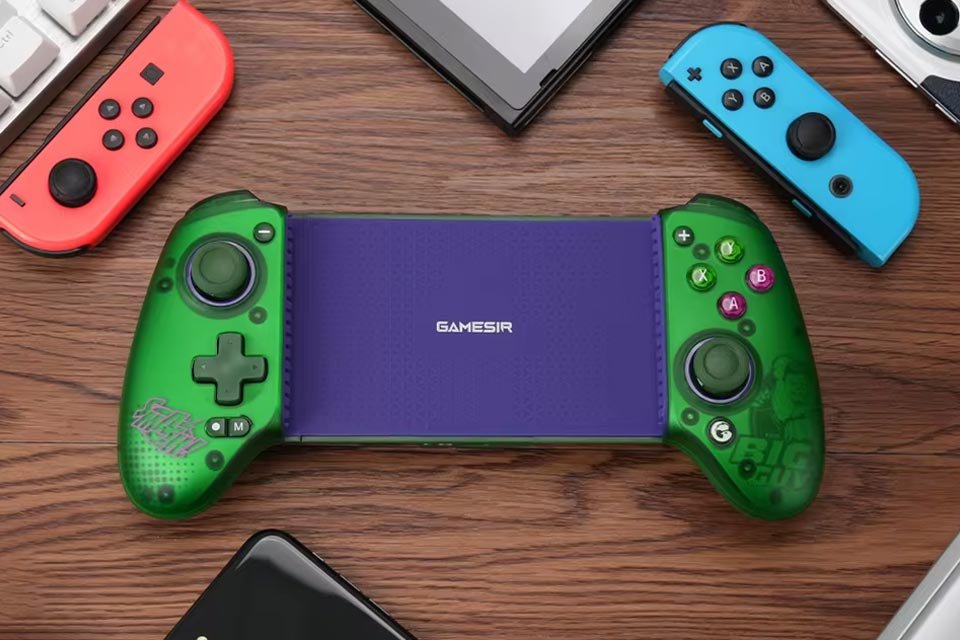 GameSir X3 Pro do Deadpool, GameSir G8 Plus do Thanos e mais edições inspiradas na Marvel; confira 7 Gamesir-G8-Plus-Hulk-960x640.jpg