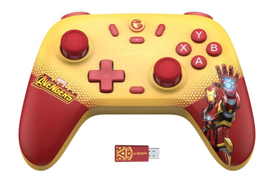 GameSir X3 Pro do Deadpool, GameSir G8 Plus do Thanos e mais edições inspiradas na Marvel; confira 9 GameSir-Nova-Lite-Homem-de-Ferro-960x640.jpg