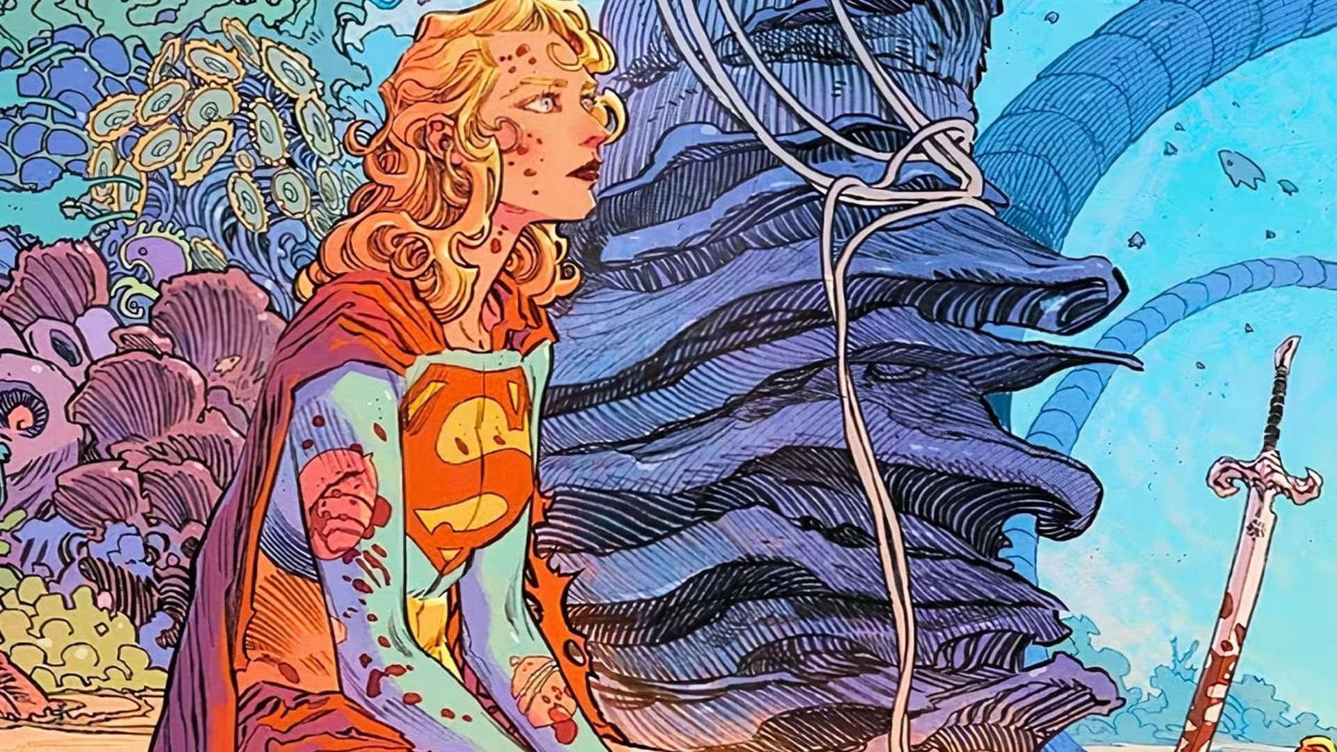 Quem é a Supergirl? Saiba tudo sobre a prima do Superman que ganhará filme no universo da DC Com a estreia do novo Superman, que chega aos cinemas trazendo uma nova fase da DC, recebemos uma amostra de outra grande personagem deste universo, Supergirl, que logo terá seu próprio espaço nas telonas. Nesse novo universo, ela é a prima de Kal-el e interpretada por Milly Alcock, mais conhecida por A Casa do Dragão. supergirl.jpg