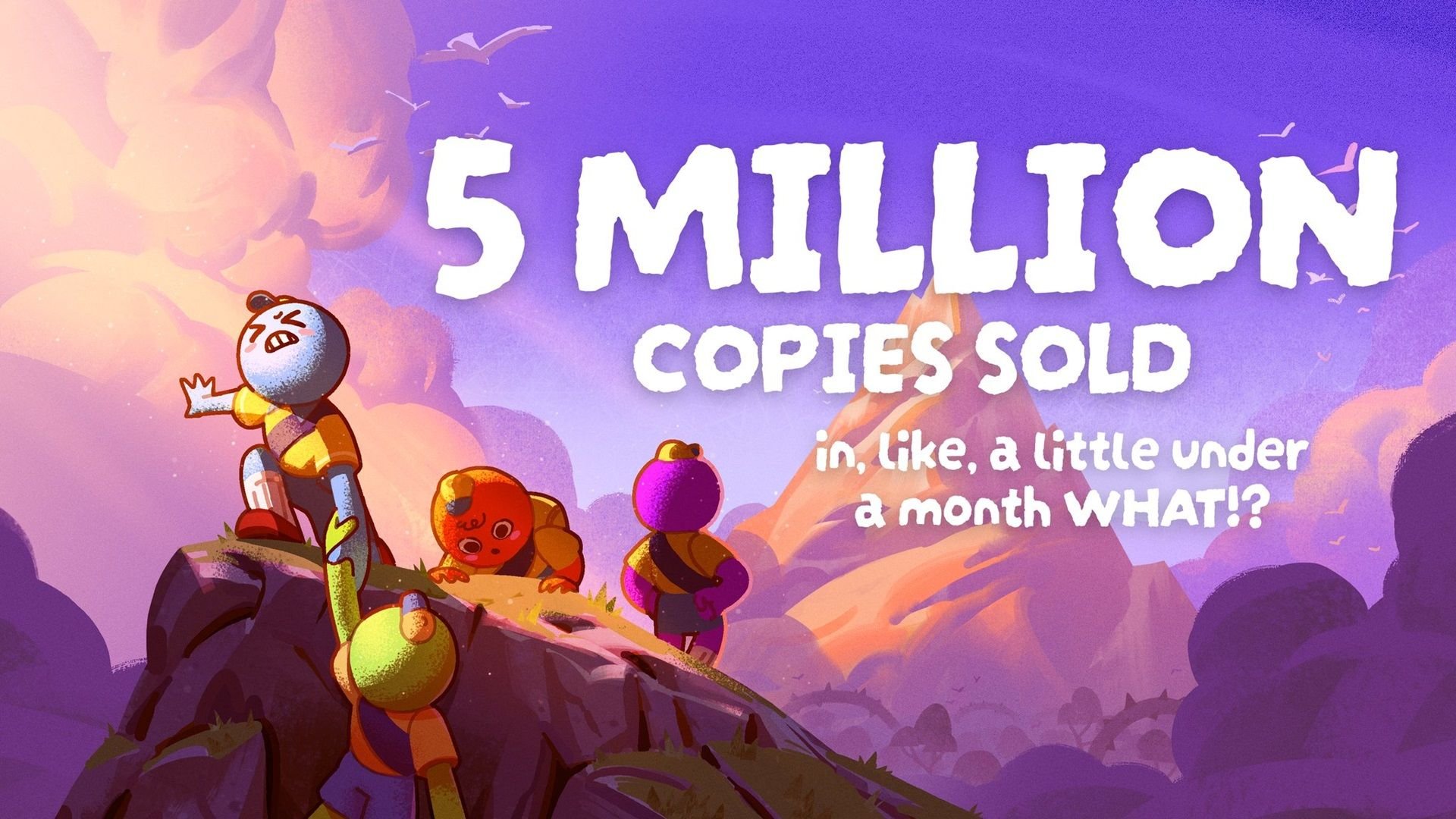 Peak alcança 5 milhões de cópias vendidas em um mês só no PC! Conheça o indie do momento Registrando nada menos que 114 mil jogadores simultâneos na Steam desde o seu lançamento no início de junho, Peak vem conquistando uma verdadeira legião de fãs. Além disso, o game cooperativo em que você deve alcançar o topo de uma montanha também alcançou um marco importantíssimo para o estúdio Aggro Crab ao ter mais de 5 milhões de cópias comercializadas menos de um mês após a estreia. Peak alcança 5 milhões de cópias vendidas em um mês só no PC! Conheça o indie do momento