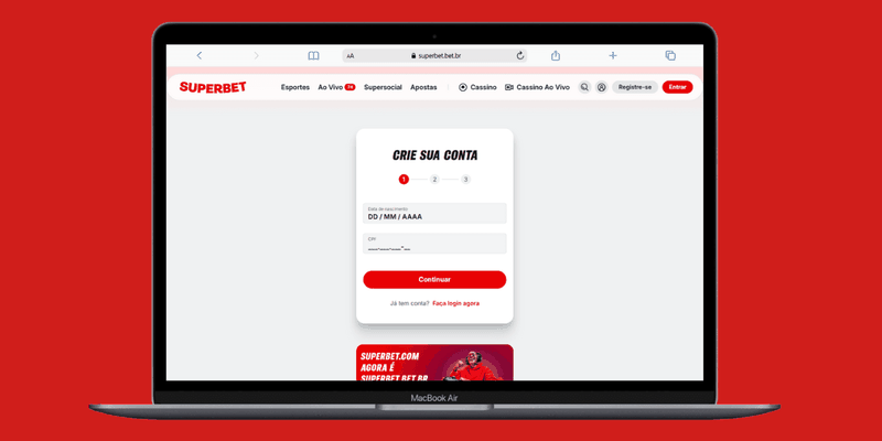 cadastro superbet