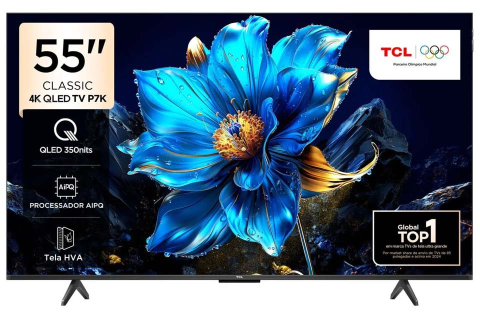 Smart TVs em promoção no Magalu: confira ofertas em modelos Samsung, LG, TCL e mais Capazes de acessar a internet, as smart TVs combinam a funcionalidade de televisores convencionais com a capacidade de rodar aplicativos e consumir conteúdo online em serviços como Netflix, Prime Video, YouTube e Spotify. Desta forma, podem transformar a sala de estar em um ambiente de entretenimento muito mais completo para qualquer ocasião. Smart-TV-55-TCL-4K-UHD-QLED-55P7K-960x640.jpg