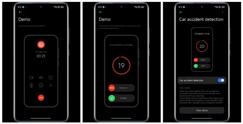 Celulares da Xiaomi ganham função para detectar acidentes de carro e pedir socorro Os celulares da Xiaomi agora contam com uma função capaz de detectar acidentes de carro sofridos pelo usuário e que também pode acionar os serviços de emergência automaticamente, se necessário. A novidade, lançada na quarta-feira (16), chega por meio de atualização no app Segurança do sistema HyperOS. capturas-de-tela-celular-xiaomi