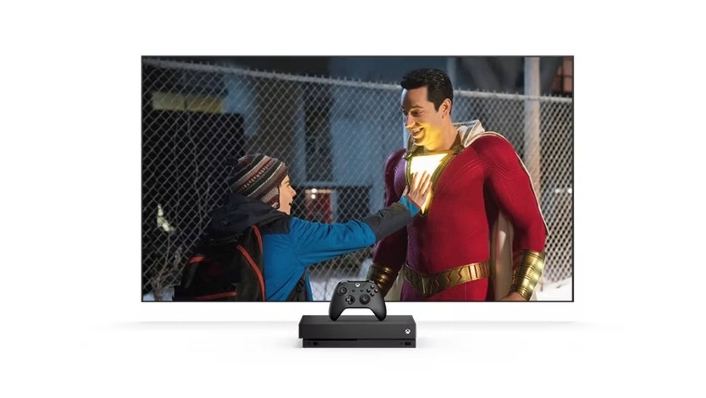 Interface da loja de filmes e séries da Microsoft no Xbox ou Windows.