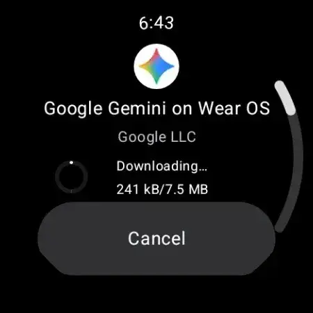 tela-de-atualizacao-do-gemini-no-galaxy-watch