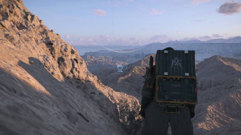 A imagem mostra uma cena do gameplay em terceira pessoa