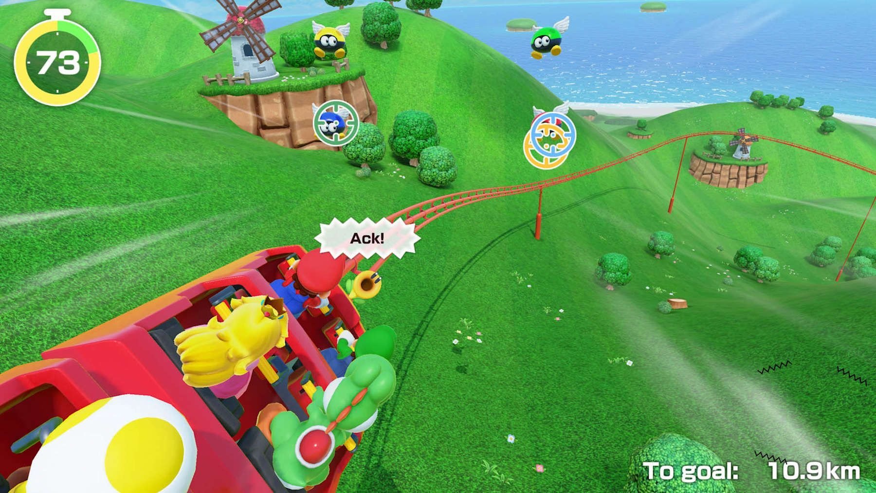 Super Mario Party + Jamboree TV traz melhoria na resolução e minigames que tiram proveito das funcionalidades do Switch 2 A franquia Mario Party é sempre muito bem vinda em qualquer console da Nintendo, então é de se imaginar que o Switch 2 receberá um game inédito em breve. Até lá, a gente pode esperar com o pacote de melhoria de Super Mario Party Jamboree, o título mais recente da série, que foi lançado originalmente para o Switch no finalzinho de 2024. Com o pacote Jamboree TV, você tem acesso a novos modos de jogo, mini games focados nas novas funcionalidades do Switch 2 e, como esperado, uma melhoria na resolução tanto no modo Dock como no portátil. jamboree tv.jpeg