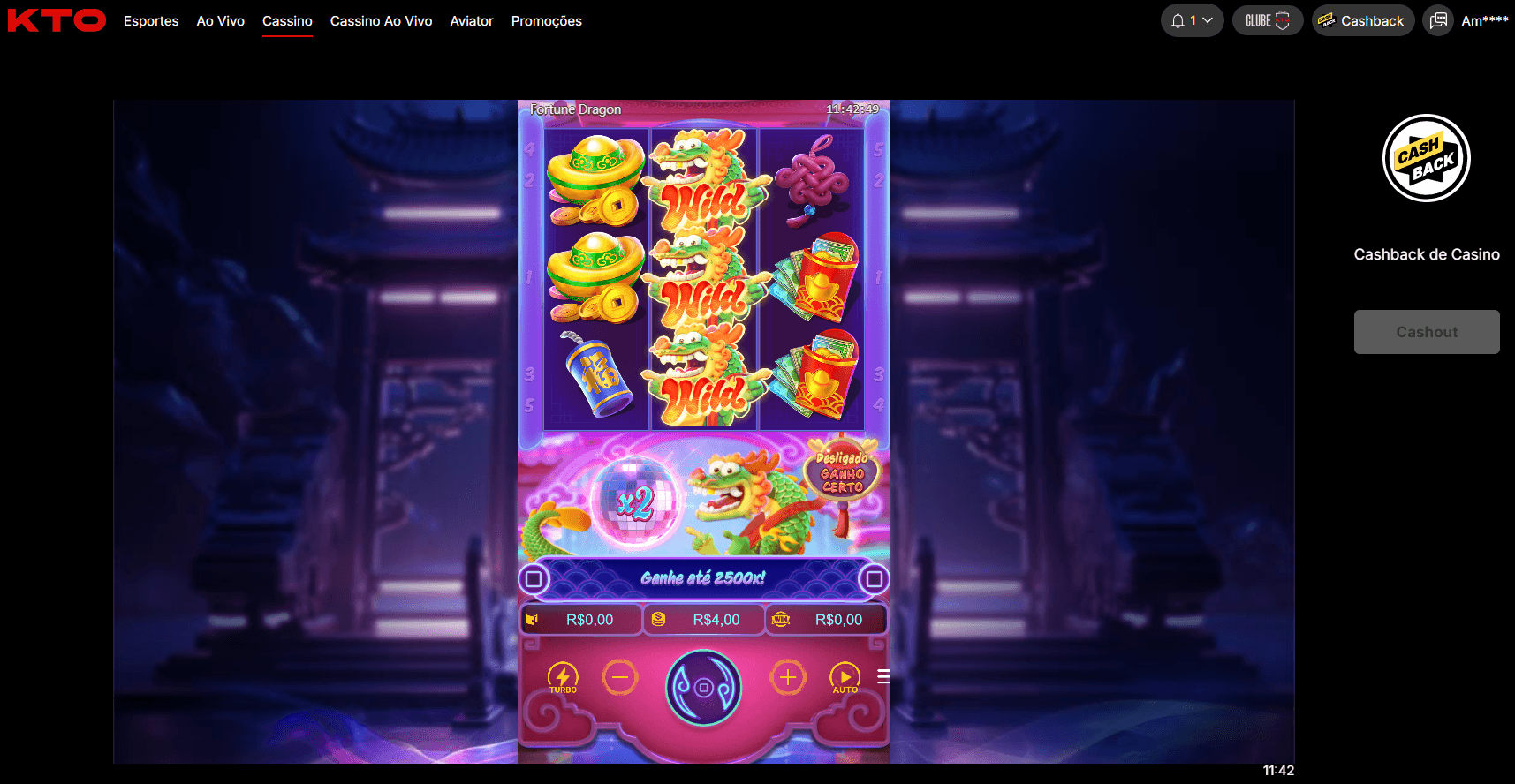 fortune dragon kto