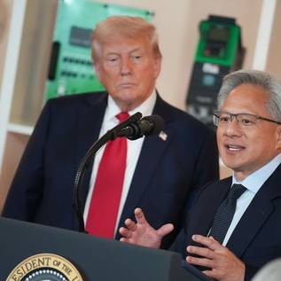 Imagem de Trump queria ‘quebrar’ a Nvidia, até entender a dimensão da empresa
