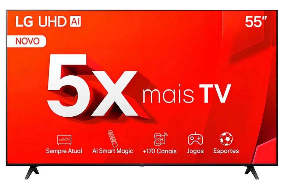 Top 20 Smart TVs mais vendidas do Mercado Livre; confira Muito além de acesso a canais abertos, as smart TVs mudaram a forma como consumimos entretenimento. Com conexão à internet, aplicativos de streaming como Netflix e YouTube e capacidade de interagir com outros dispositivos, estes televisores transformaram completamente a nossa relação com conteúdo como filmes, séries, animações, documentários e muito mais. Smart-TV-LG-55-4K-55tu801c0sa-960x640.jpg