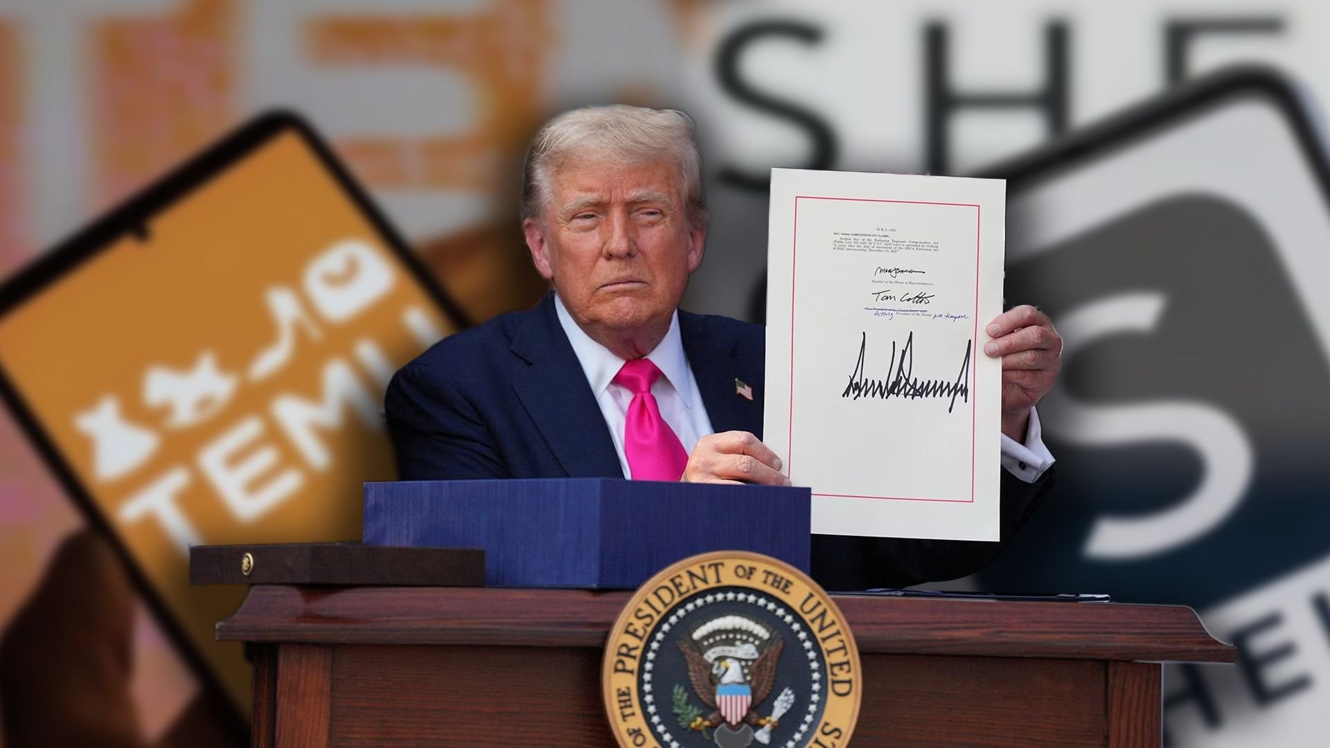 Estados Unidos irá taxar produtos importados “de baixo valor”, decreta Trump