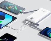 Carregadores portáteis de até 50.000mAh em promoção; confira