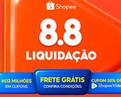 8.8 da Shopee: confira lista de cupons limitados e categorias com ofertas exclusivas