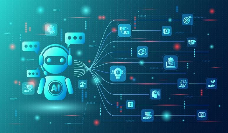 Estudo mostra que mesmo 'sem algoritmos', bots de IA geram polarização e extremismo Os chatbots de inteligência artificial generativa tendem a repetir o comportamento polarizado de humanos nas redes sociais mesmo em um ambiente sem influência de algoritmos. É o que concluiu um estudo feito pela Universidade de Amsterdã, na Holanda, publicado na última semana na plataforma arXiv. ilustracao-de-chatbot-de-ia