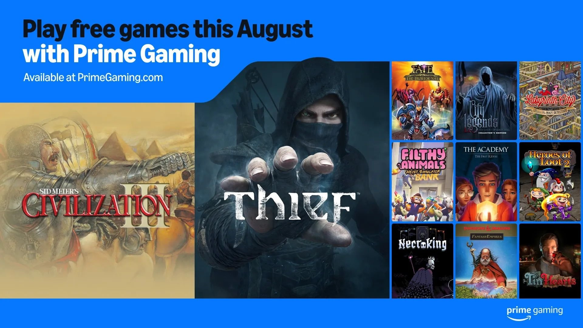 Prime Gaming recebe novos jogos grátis nesta quinta (14)! Confira a lista e saiba como resgatar Uma das vantagens em ser assinante do Amazon Prime é o acesso mensal a uma seleção de jogos gratuitos por meio do Prime Gaming, oferecendo aos jogadores mais opções para ampliar suas coleções digitais. Nesta quinta-feira (14), por exemplo, teremos ainda mais adições ao catálogo de agosto. Prime Gaming recebe novos jogos grátis nesta quinta (14)! Confira a lista e saiba como resgatar