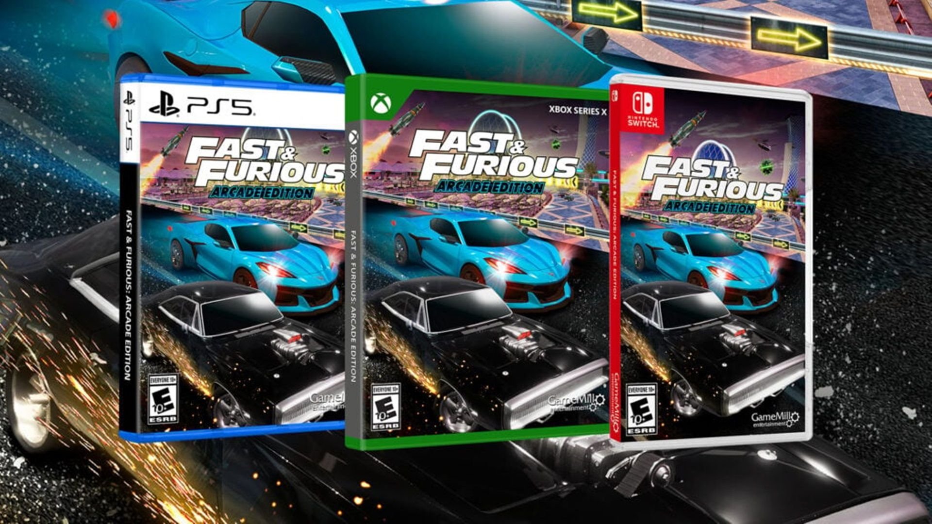 Velozes e Furiosos ganhará novo jogo da publisher do 'pior game já feito'! Veja trailer e data Disponível originalmente apenas nos fliperamas, agora Fast & Furious: Arcade Edition também será lançado para PS5, Xbox Series X|S e Nintendo Switch no dia 24 de outubro. Desenvolvido pela Cradle Games e publicado pela GameMill Entertainment, o jogo de corrida arcade terá modos para um jogador e multiplayer local em tela dividida. Velozes e Furiosos ganhará novo jogo da publisher do 'pior game já feito'! Veja trailer e data