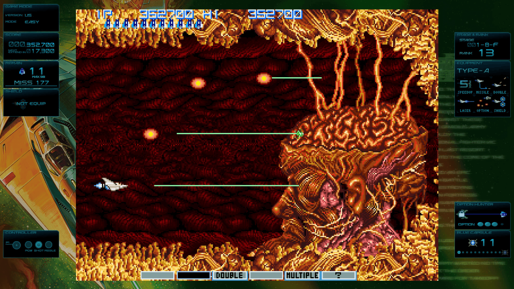 Review: Gradius Origins preserva o legado dos jogos de navinha Não é de hoje que a Konami vem tirando o escorpião do bolso para resgatar suas principais franquias dos recantos do passado, num movimento que mais empresas de games deveriam adotar em prol da preservação. O histórico da empresa japonesa é favorável, tendo em seu portfólio recente compilações valiosas e para todos os gostos, de Castlevania até Yu-Gi-Oh! e Suikoden. Review: Gradius Origins preserva o legado dos jogos de navinha