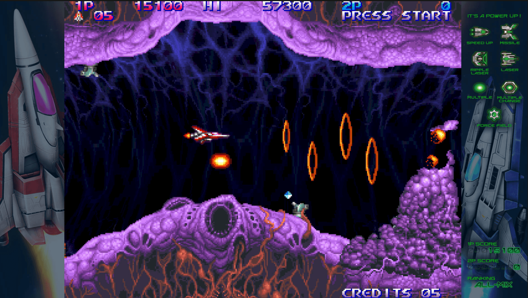 Review: Gradius Origins preserva o legado dos jogos de navinha Não é de hoje que a Konami vem tirando o escorpião do bolso para resgatar suas principais franquias dos recantos do passado, num movimento que mais empresas de games deveriam adotar em prol da preservação. O histórico da empresa japonesa é favorável, tendo em seu portfólio recente compilações valiosas e para todos os gostos, de Castlevania até Yu-Gi-Oh! e Suikoden. Review: Gradius Origins preserva o legado dos jogos de navinha