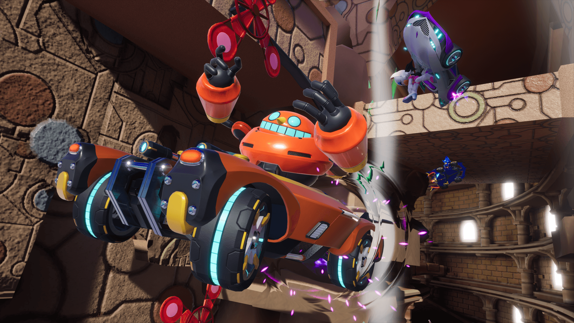 Preview: Sonic Racing CrossWorlds dá arrancada para ser melhor jogo de kart do ano Os fãs de jogos de kart estão muito bem-servidos este ano, em especial com a chegada de Sonic Racing: CrossWorlds em 25 de setembro. É quase que unânime, entre os fãs da SEGA, que Sonic & All-Stars Racing Transformed (2012) foi o ápice da franquia de corrida, sobretudo pelas suas decisões de elenco, explorando outras marcas da publicadora, e percursos dinâmicos que tinham novidades a cada volta. Preview: Sonic Racing CrossWorlds dá arrancada para ser melhor jogo de kart do ano