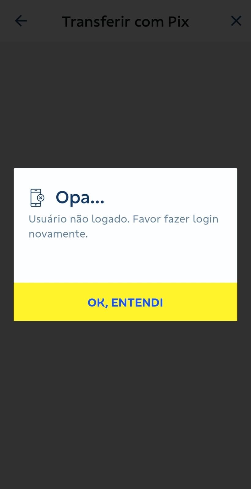 banco do brasil-pix-erro