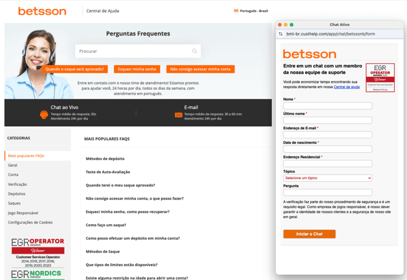 Suporte Betsson Se você está com problemas ou precisa falar com o suporte Betsson, aqui é o lugar certo para encontrar todas as informações. Suporte da Betsson