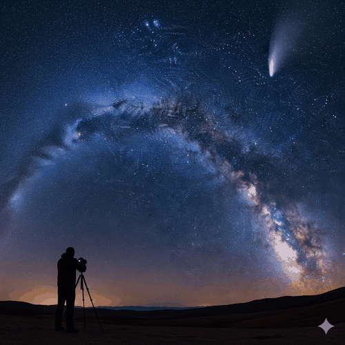 imagem-de-pessoa-fotografando-as-estrelas-gerada-pelo-gemini