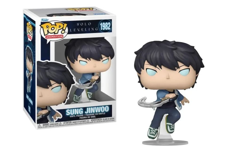 Funkos Pop! de Solo Leveling: Sung Jinwoo, Igris, Beru e mais para sua coleção Solo Leveling conquistou fãs no mundo todo com sua história eletrizante, que começou como web novel e ganhou versões em mangá e anime. A trama acompanha Sung Jinwoo, um caçador que evolui de um dos mais fracos para um dos guerreiros mais poderosos, misturando ação intensa, personagens cativantes e um enredo cheio de reviravoltas. Cavaleiros da sombra de Sung Jinwoo em Solo Leveling estão disponíveis em Funko Pop!