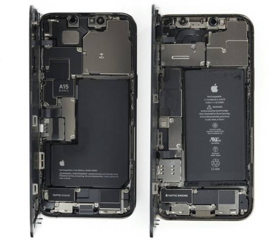 iphone-aberto-bateria-manutenção