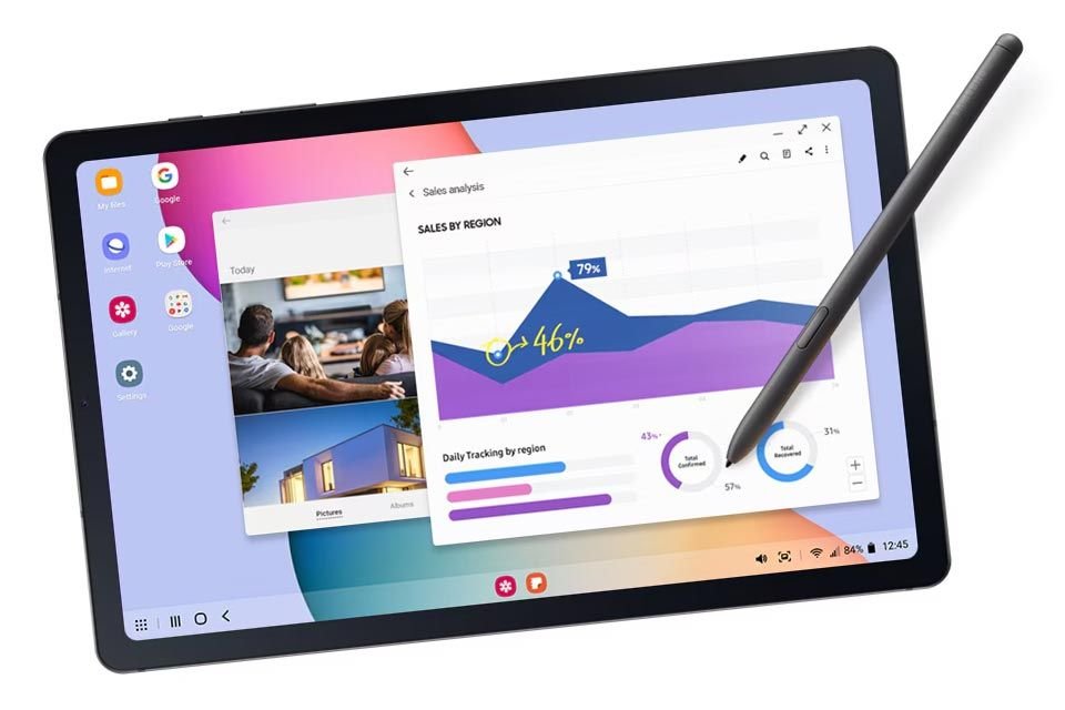 Tab S6 Lite em promoção: garanta o tablet Samsung com desconto no Mercado Livre A Samsung é uma das marcas mais fortes no mercado de tecnologia e seus tablets Galaxy estão entre os mais procurados especialmente pelos usuários do sistema Android. Com foco em desempenho e praticidade, eles se tornaram ótimos aliados para o nosso cotidiano tanto para estudo e trabalho quanto para lazer. Tablet-Samsung-Galaxy-Tab-S6-Lite-003-960x640.jpg