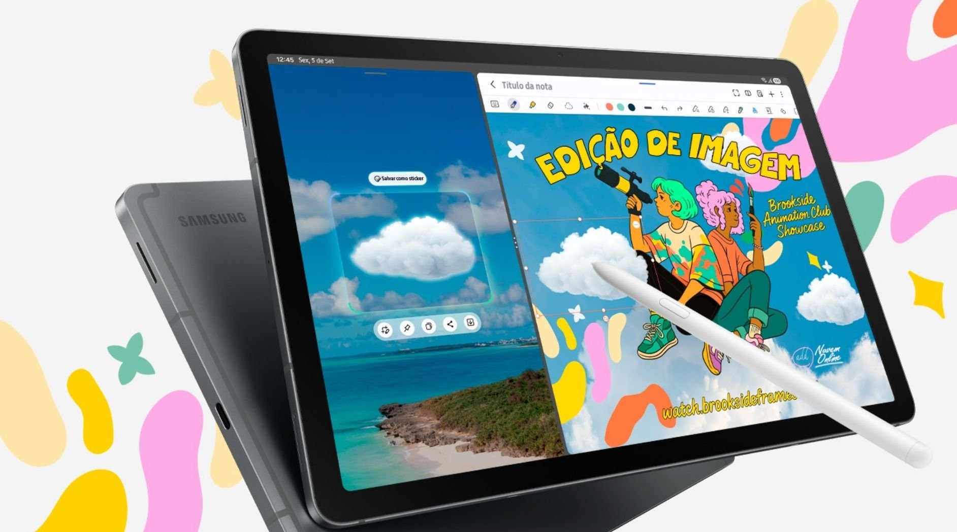 Samsung lança o intermediário Galaxy Tab S10 Lite no Brasil a partir de R$ 2,8 mil