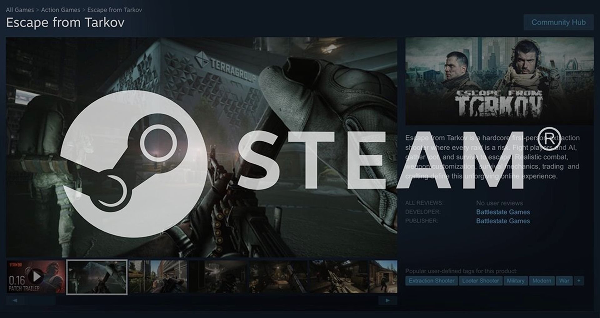 Scape From Tarkov finalmente chegará à Steam! Saiba tudo sobre o lançamento Escape From Tarkov, um dos jogos de tiro mais populares da última década, finalmente será lançado na Steam junto da aguardada versão 1.0. O anúncio foi feito pela Battlestate Games, que também confirmou que o título terá sua página oficial na plataforma da Valve muito em breve. A previsão é de que a estreia ocorra em 15 de novembro deste ano — data em que o jogo deixará oficialmente o período de beta. Scape From Tarkov finalmente chegará à Steam! Saiba tudo sobre o lançamento