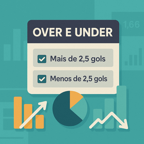 Over e Under Over quer dizer "acima" e Under significa "abaixo". Esses termos são usados nas apostas esportivas para indicar se o total de gols, pontos ou sets em um jogo será maior ou menor que um valor pré-definido pela casa de apostas. apostas over e under