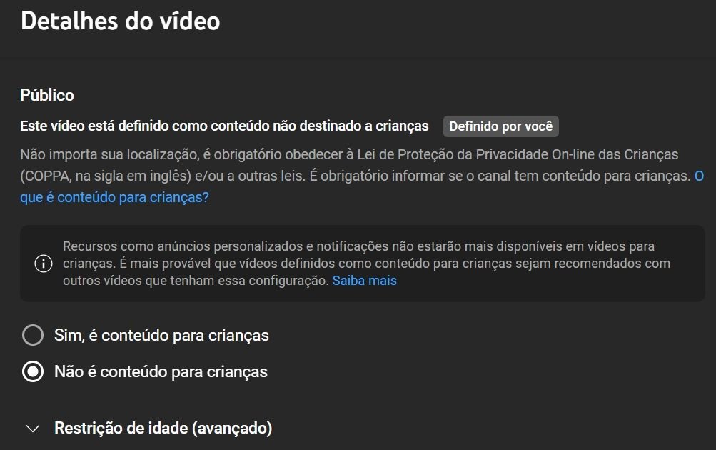 Disney vai pagar R$ 54 milhões em processo por coletar dados de crianças no YouTube O grupo Disney fechou um acordo para encerrar um processo movido pela Federal Trade Commission (FTC), que é um dos principais órgãos reguladores dos Estados Unidos. A companhia vai pagar US$ 10 milhões (ou pouco mais de R$ 54 milhões, em conversão direta de moeda) por uma questão envolvendo privacidade de crianças e o YouTube. youtube-sinalização-conteúdo-crianças