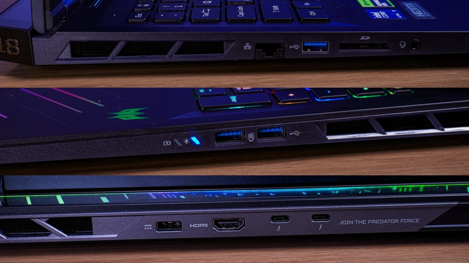 Predator Helios 18 AI com RTX 5090 tem elegância e tela incrível - Review Nos últimos anos o mercado brasileiro começou a finalmente receber notebooks com cada vez mais performance. O problema, que permanece até hoje, são os altos preços e alguns erros básicos que esses produtos gamer topo de linha cometem, e a Acer entrou na jogada para ao menos tentar reverter esse quadro com o Predator Helios 18 AI com uma RTX 5090. review-predator-helios-18-ai-conexoes